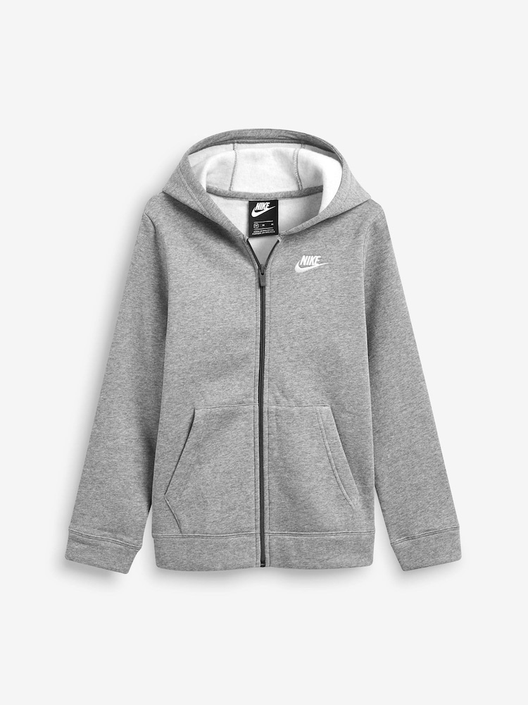 Nike Grey Club Fleece Tracksuit - Image 11 of 16