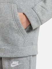 Nike Grey Club Fleece Tracksuit - Image 7 of 16