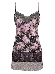 Fantasie Black Sweet Pea Lucia Chemise Nightie - Image 4 of 4