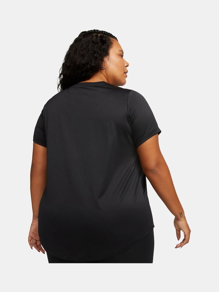 Nike Black Curve Dri-FIT T-Shirt - Image 2 of 5 Nike Black Curve Dri-FIT T-Shirt - Image 2 of 5