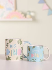 Widdop Multicoloured Dinosaur Mug Set "Big Dino" & "Little Dino - Image 1 of 6