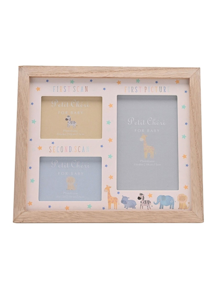 Widdop White Animal Double Baby Scan Frame - Image 2 of 4