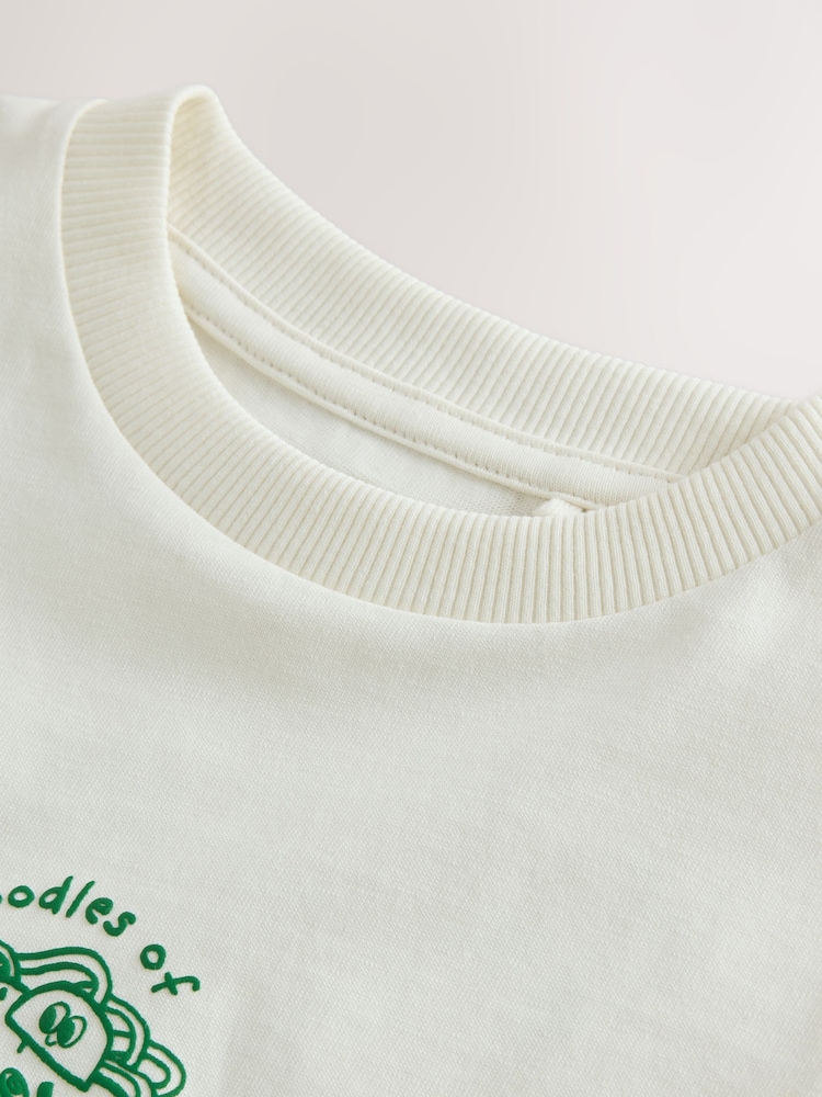 Nouilles à la crème - T-shirt à manches longues avec motif au dos (3mois-10ans) - Image 4 de 4 Nouilles à la crème - T-shirt à manches longues avec motif au dos (3mois-10ans) - Image 4 de 4