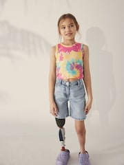 Bright Tie Dye Boxy Rib Vest (3-16yrs) - Image 2 of 7