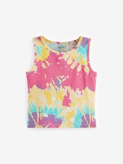 Bright Tie Dye Boxy Rib Vest (3-16yrs) - Image 5 of 7