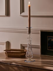 Nina Campbell Blue Dotty Glass Candle Holder Candlestick - Image 2 of 5