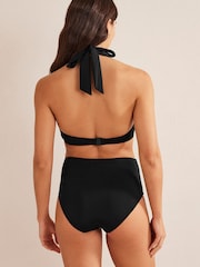 Negro - Top de bikini azul con cuello halter Levanzo de Boden - Imagen 2 de 6