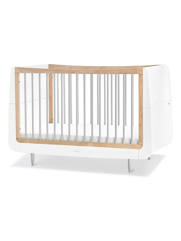 Snuz Grey SnuzKot Skandi Cot Bed - Image 2 of 7