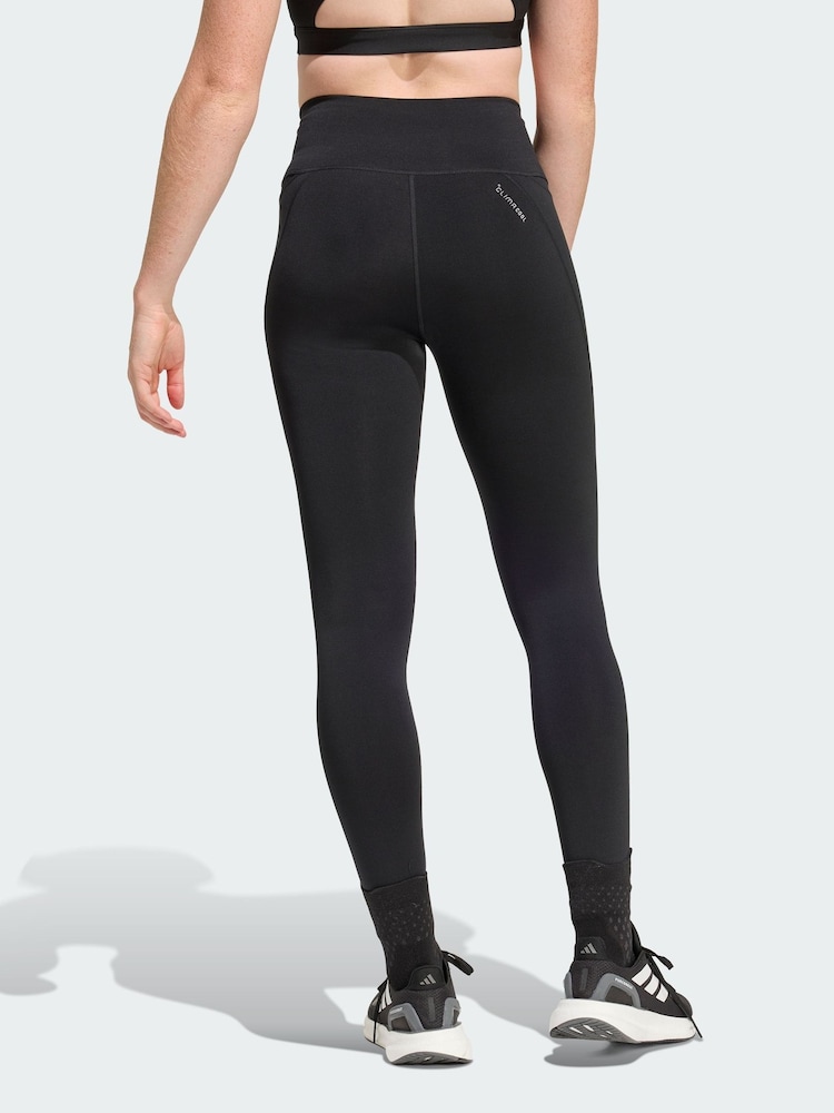 adidas Black Run Essentials Full Length Leggings - Image 2 of 6 adidas Black Run Essentials Full Length Leggings - Image 2 of 6