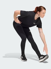 adidas Black Run Essentials Full Length Leggings - Image 3 of 6