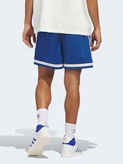 adidas Originals Blue Basketball Shorts - Image 3 of 7