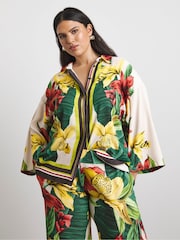 Joanna Hope White Printed Relaxed Shirt - Image 1 of 4