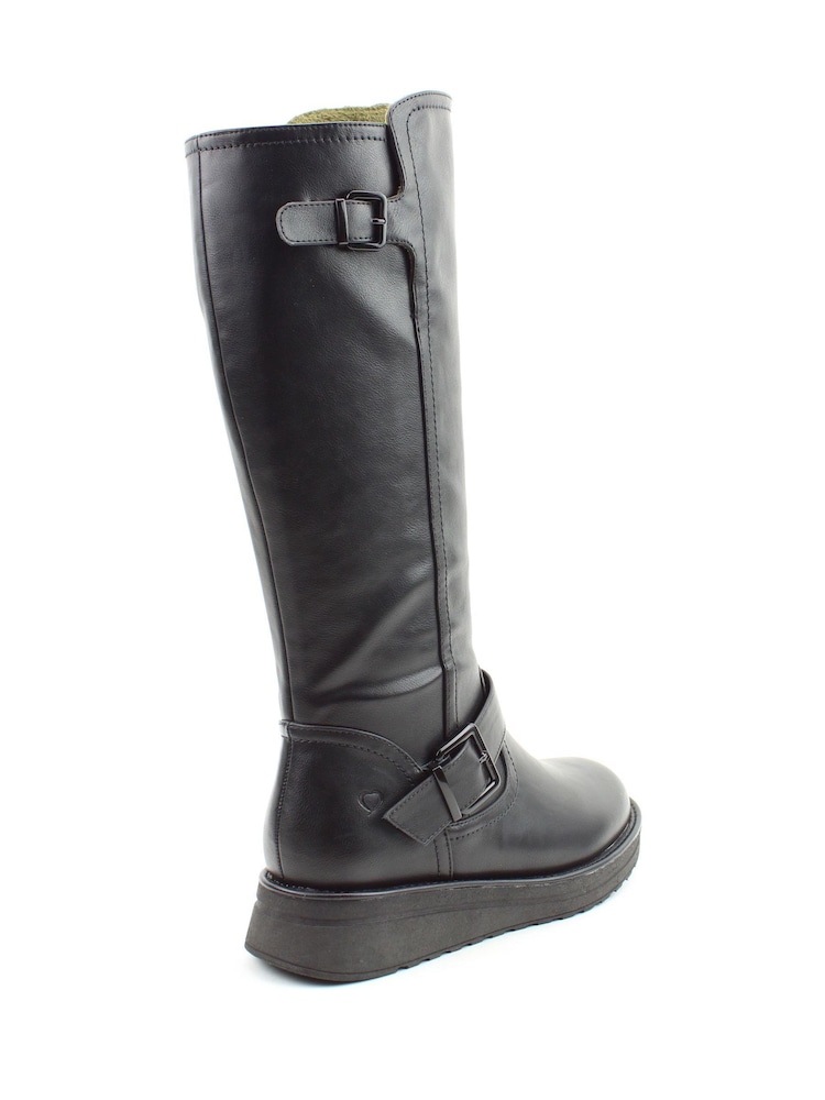 Heavenly Feet Ladies Rubymae Vegan Friendly Tall Boots - Image 4 of 4