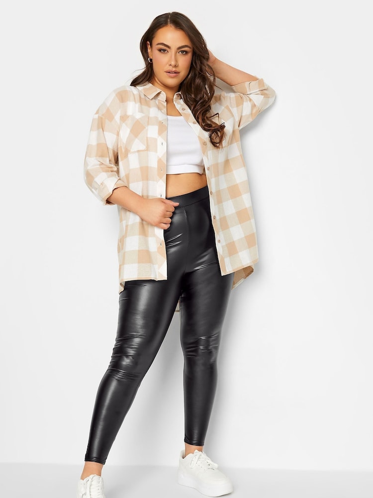Yours Curve Beschichtete Leggings - Bild 1 von 5