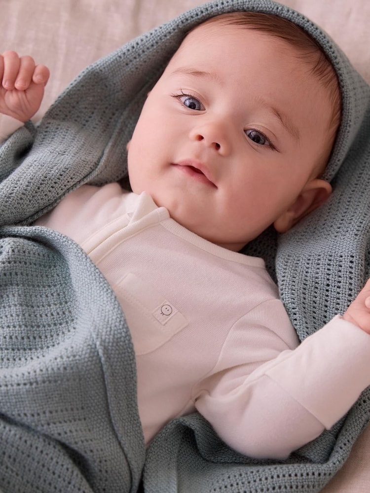 Mori Rose Pink Cellular Baby Blanket - Image 1 of 5