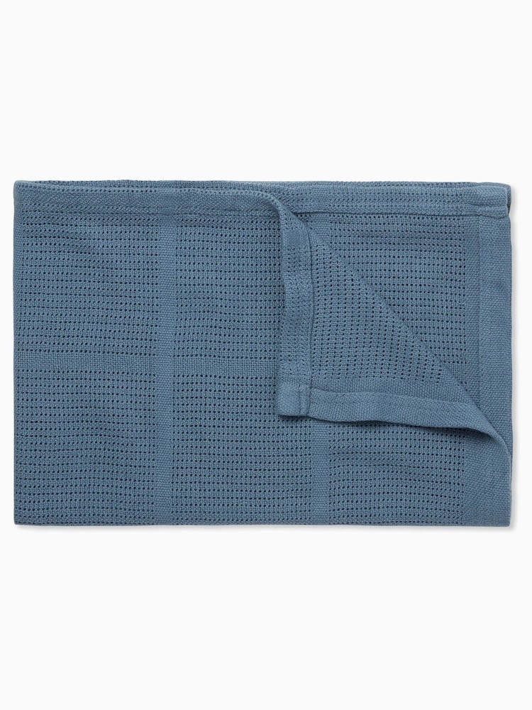 MORI Cotton Blend Cellular Baby Blanket - Image 3 of 5