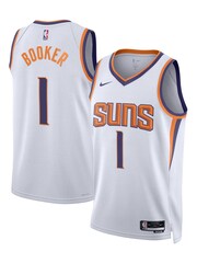Nike White Phoenix Suns Association Edition Swingman Jersey - Devin Booker Unisex - Image 1 of 3