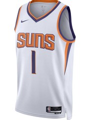Nike White Phoenix Suns Association Edition Swingman Jersey - Devin Booker Unisex - Image 2 of 3