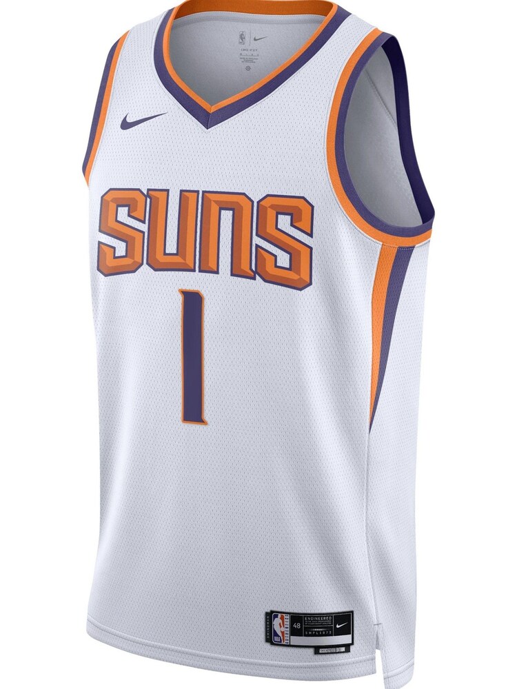 Nike White Phoenix Suns Association Edition Swingman Jersey - Devin Booker Unisex - Image 2 of 3