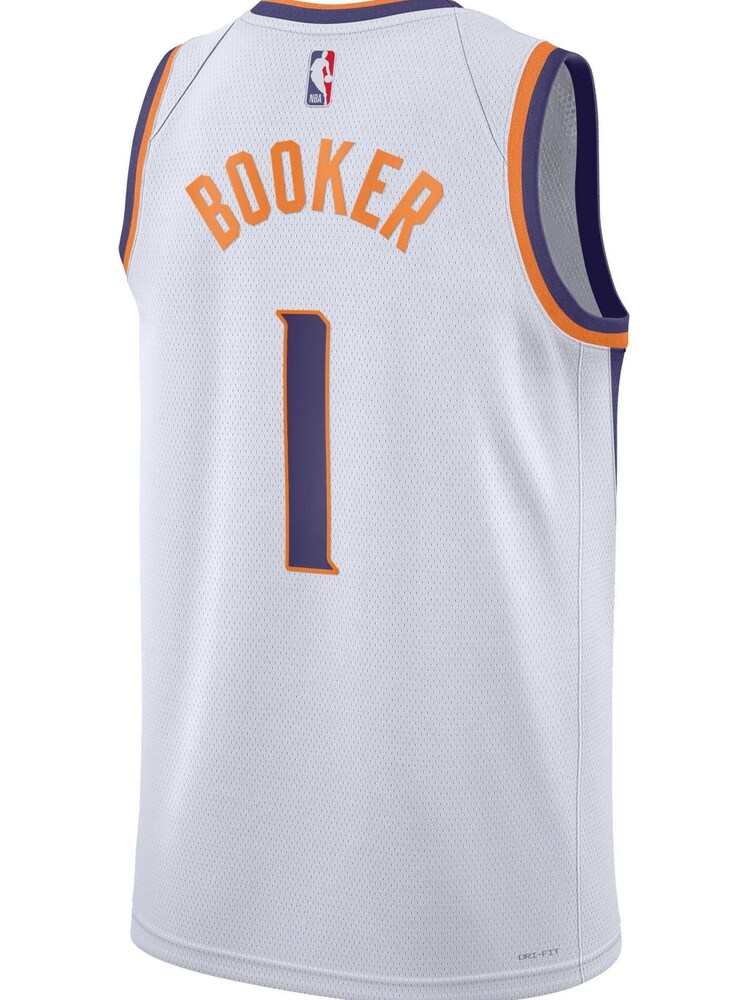 Nike White Phoenix Suns Association Edition Swingman Jersey - Devin Booker Unisex - Image 3 of 3