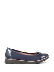 Pavers Blue Lightweight Ballet Pumps - Image 1 of 5