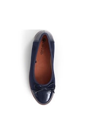 Pavers Blue Lightweight Ballet Pumps - Image 4 of 5