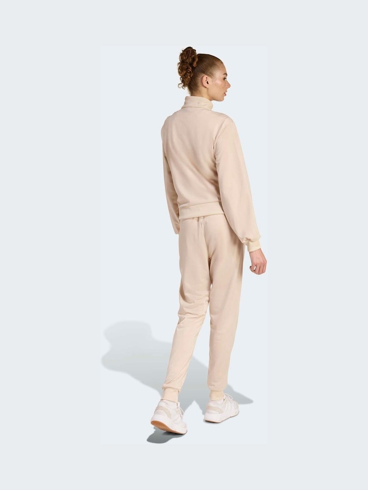 adidas Cream Essentials Feel Cozy Track Suit - Image 2 of 8 adidas Cream Essentials Feel Cozy Track Suit - Image 2 of 8