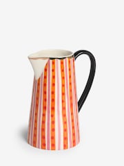 Lucy Tiffney Stripe Vase Jug - Image 4 of 6