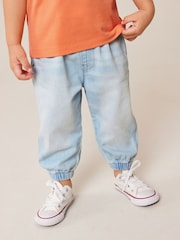 Light Blue Denim Cuffed Pull On Jeans (3mths-7yrs) - Image 1 of 8