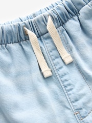 Light Blue Denim Cuffed Pull On Jeans (3mths-7yrs) - Image 6 of 8