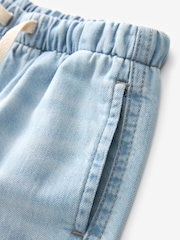 Light Blue Denim Cuffed Pull On Jeans (3mths-7yrs) - Image 7 of 8