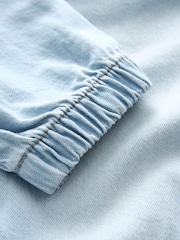 Light Blue Denim Cuffed Pull On Jeans (3mths-7yrs) - Image 8 of 8