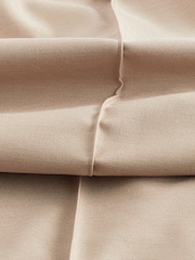 Mink Brown Premium Tailored Barrel Leg Trousers - Image 6 of 6