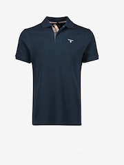 Barbour® Navy 100% Cotton Classic Polo Shirt - Image 6 of 7