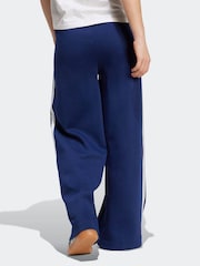 Pantalones anchos de felpa con rayas adidas 3 - Imagen 3 de 6
