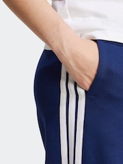 Pantalones anchos de felpa con rayas adidas 3 - Imagen 4 de 6