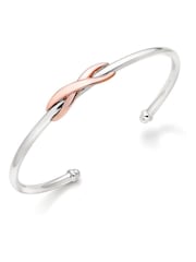 Beaverbrooks Plated Infinity Bangle - Image 1 of 4