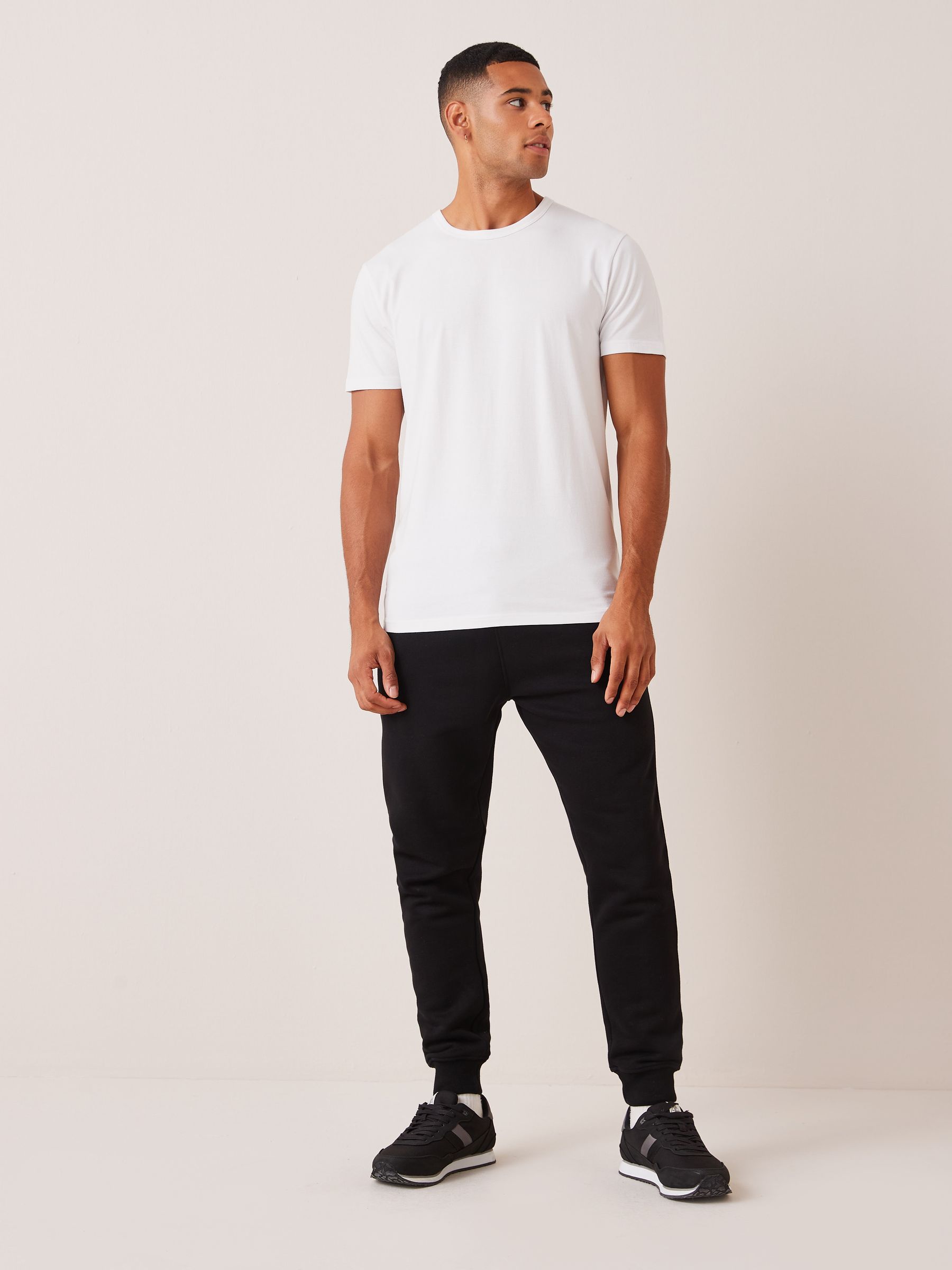 Buy White Slim Fit 100 Cotton Underwear T Shirts 5 Pack from Next Luxembourg