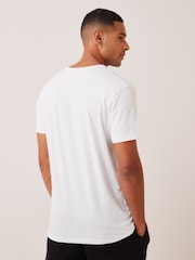 White Slim Fit 100% Cotton Underwear T-Shirts 5 Pack - Image 4 of 5