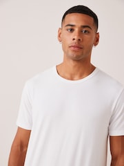 White Slim Fit 100% Cotton Underwear T-Shirts 5 Pack - Image 5 of 5