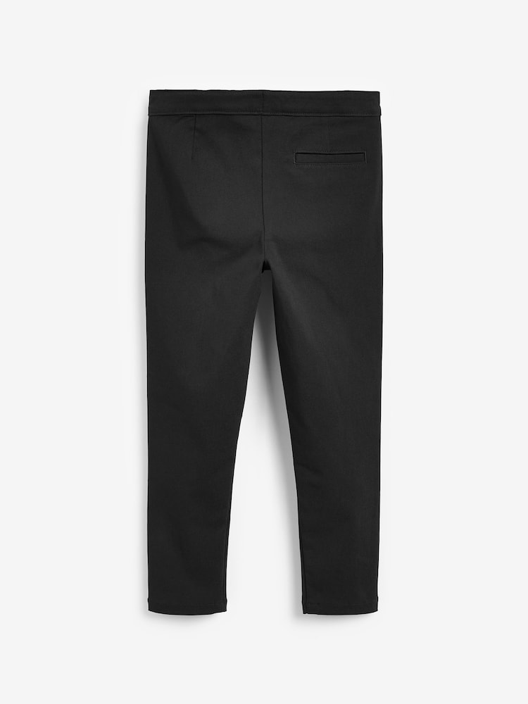 Black Regular Length School Skinny Stretch Trousers (3-18yrs) - Image 6 of 7