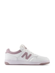 Weiß, pink: - New Balance 480 Damen-Sneaker - Bild 1 von 7