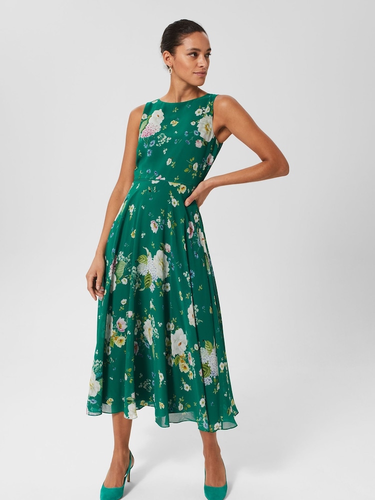 Hobbs Green Carly Dress - Image 1 of 4