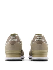 New Balance Grey/Ecru Womens 574 Trainers - Image 11 of 14