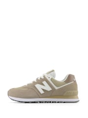 New Balance Grey/Ecru Womens 574 Trainers - Image 4 of 14