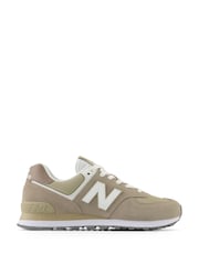 New Balance Grey/Ecru Womens 574 Trainers - Image 5 of 14