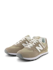 New Balance Grey/Ecru Womens 574 Trainers - Image 8 of 14