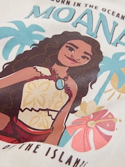 Cream Disney Moana Crew Sweatshirt (3mths-7yrs) - Image 3 of 4