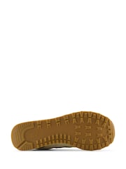 New Balance Cream Womens Leopard Print 574 Trainers - Image 2 of 8