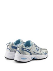 New Balance White/Blue Womens 530 Trainers - Image 5 of 8
